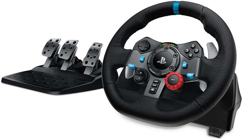 SIMULADOR VOLANTE COM PEDAIS LOGITECH G29 DRIVING FORCE