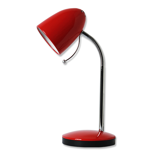 CANDEEIRO DE MESA (SEM FONTE DE LUZ) VERMELHO E27