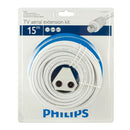 CABO DE ANTENA TV COAXIAL TIPO PAL 15M SWV2209W/10 PHILIPS