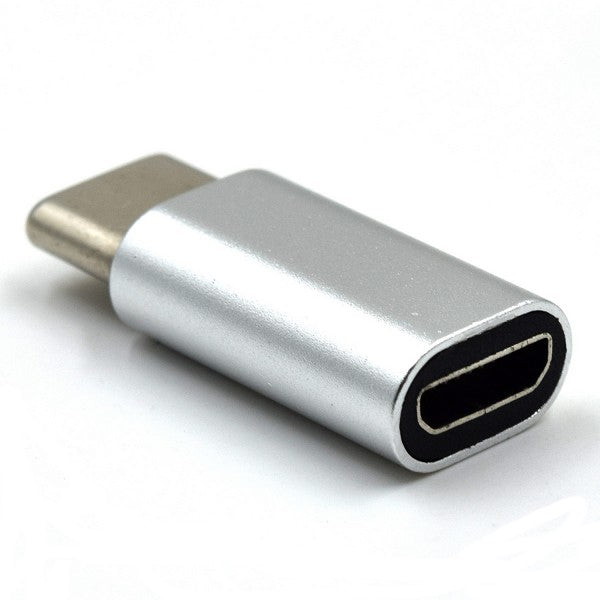 EWENT ADAPTER USB-C PARA MICRO USB 2.0 - PRETO