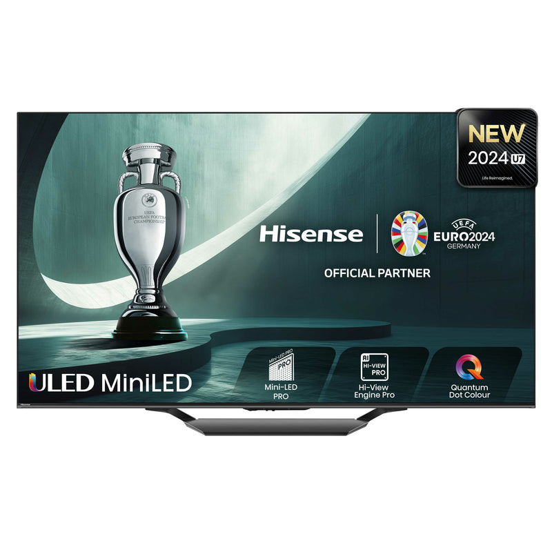 Hisense 55U7NQ TV 139,7 cm (55") 4K Ultra HD Smart TV Wi-Fi Cinz