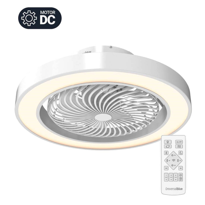 VENTILADOR TECHO U.BLUE XALOC 7048W DC 48CM