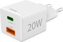 CARGADOR HAMA 00201991 MINI 220V 20W USB-C +USB A
