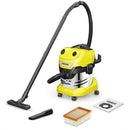 ASPIRADOR SEM SACO KARCHER WD4SV-20522( 1000 W - 20 L  - AMARELO