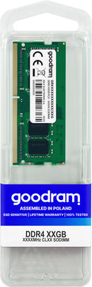 Goodram GR3200S464L22S/8G módulo de memória 8 GB 1 x 8 GB DDR4 32