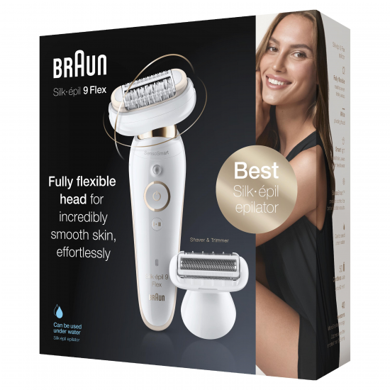 Braun Silk-épil 9 81688635 depiladora de arranque 40 pinças Branc