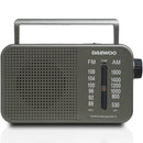 RADIO PORTÁTIL DAEWOO DW1121CON CABLE A PILAS GRIS