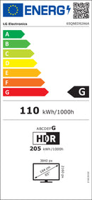 LG - QNED MINILED AI SMARTTV 4K 65QNED92A6A.AEUQ