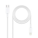 Nanocable 10.10.0600 cabo Lightning 0,5 m Branco