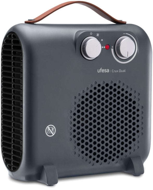 TERMOVENTILADOR UFESA -CRUXDUALGREY( 2000 W - 2 T - CINZENTO  )