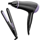 PACK SECADOR + ALISADOR DE CAABELO REMINGTON D3016GP