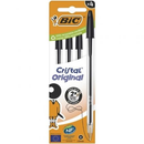 BOLÍGRAFOS DE TINTA DE ACEITE BIC CRISTAL ORIGINAL 516335 4 UNIDA