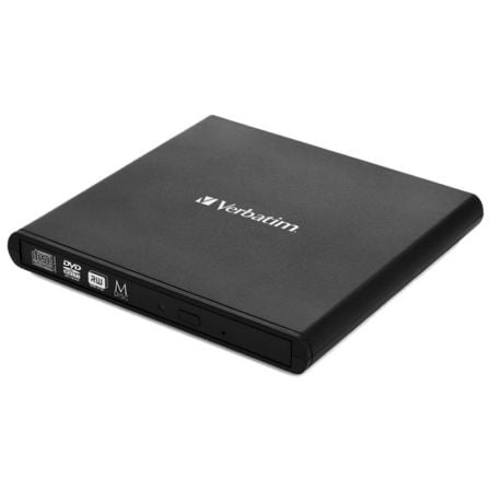 VERBATIM GRAVADOR DVD SLIM EXTERNO USB BLACK