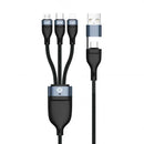 CONCEPTRONIC CABO 3-1 ( MUSB-USB-C, LIGHTNING) PD60W 20V 3A 480MB