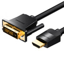 CABLE CONVERSOR VENTION ABFBH DVI MACHO - HDMI MACHO 2M NEGRO