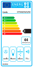 EXAUSTOR CANDY CFT6105S14U( 209 M3HORA - 3  - C  )