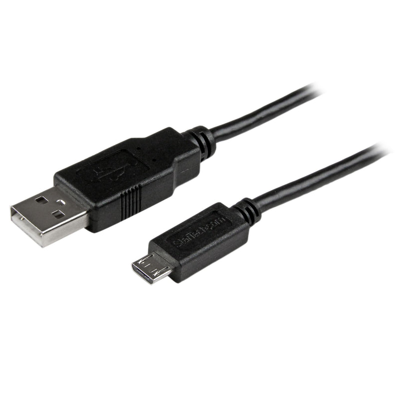 StarTech.com USBAUB1MBK cabo USB 1 m USB 2.0 USB A Micro-USB B Pr