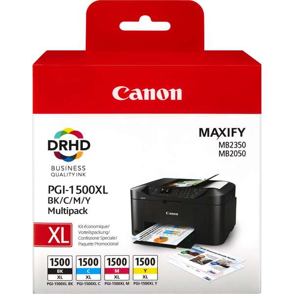 PGI-1500XL BKCMY MULTI - INK VALUE PACK (BLACK & COLOUR CARTRIDGE