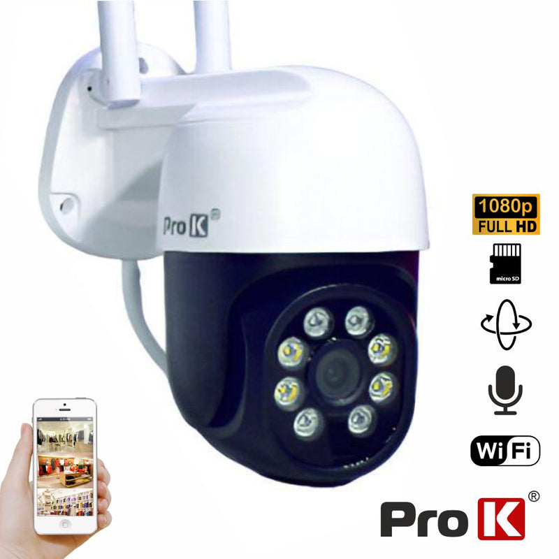 CMARA VIGILNCIA IP WIFI 3M FHD EXTERIOR PANTILT TUYA PROK