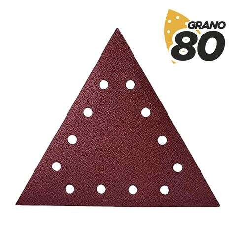 BLIM PACK DE 5 LIJAS CON VELCRO PARA LIJADORA BL0223 - GRANO 80 -