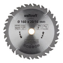 DISCO DE SERRA CIRCULAR CT, 20 DENTES Ø160MM 6733000 WOLFCRAFT