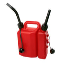 BIDÃO DUPLO COM DEPÓSITO DE 3,5L + 1,5L, COM 2 ACESSÓRIOS: 1 FLEX