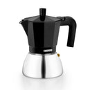 CAFETERA ITALIANA MONIX INDUCTION INOX M863009 9 TAZAS NEGRA