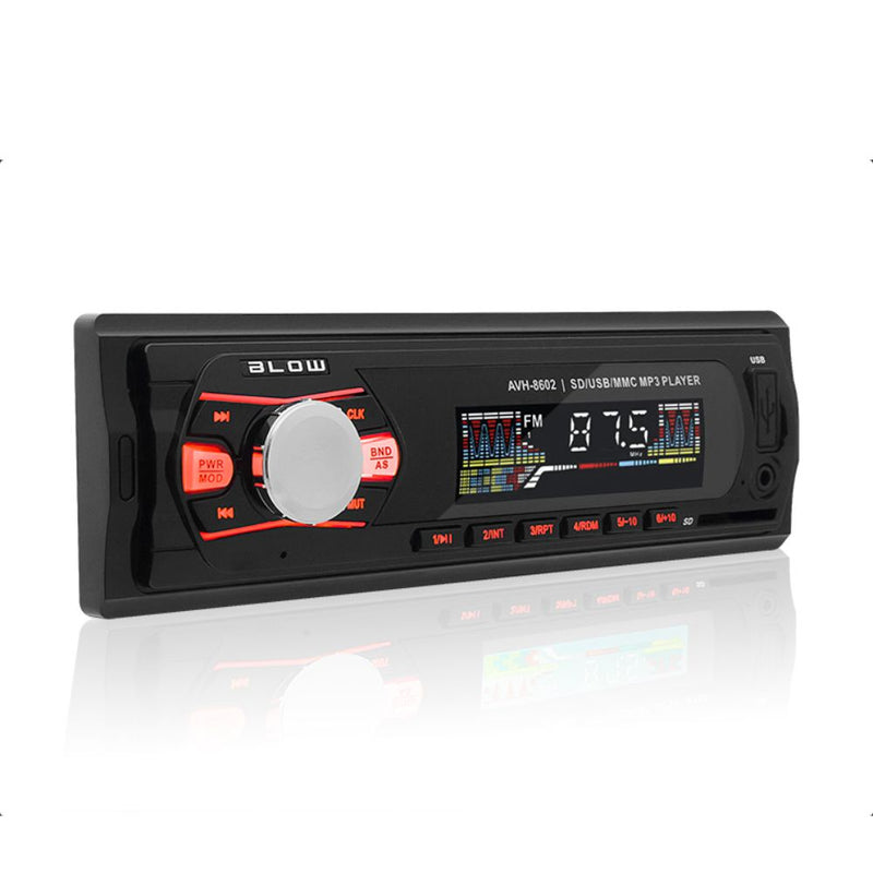 AUTO-RÁDIO FM MP3 60WX4 C MMCSDUSBAUX