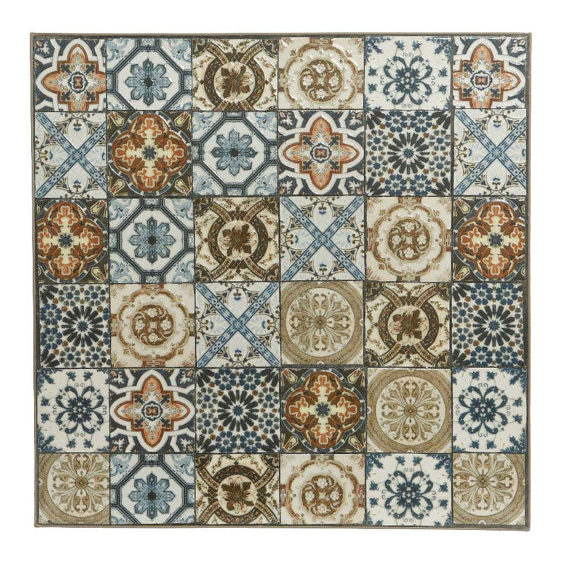 CADEIRA METÁLICA/MOSAICO COR: CASTANHO 45X38X90CM MODELO BISTRO P