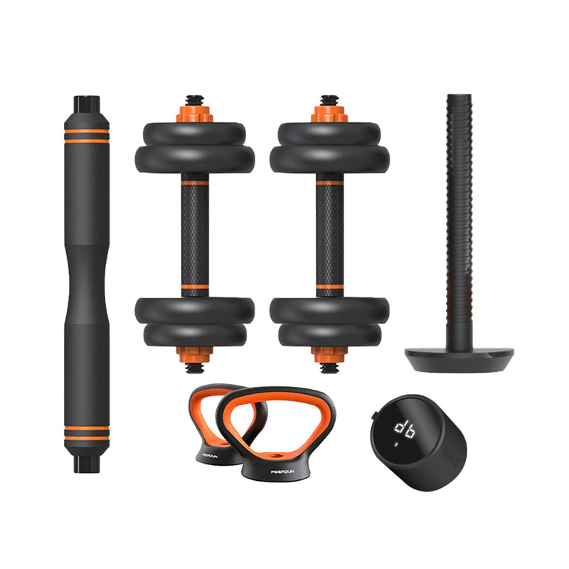 KIT XIAOMI MANCUERNAS+BARRA+PESA RUSA 10 KG+ SENSO