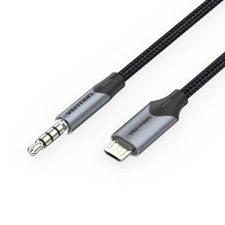 CABLE AUDIO VENTION BDGBH MICROUSB MACHO - JACK 3.5 MACHO 2M NEGR