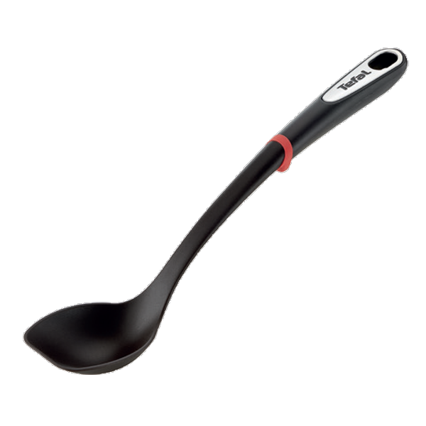 Tefal K20605 colher Molheira Silicone Preto, Vermelho, Aço inoxid