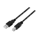 AISENS A101-0006 cabo USB 1,8 m USB 2.0 USB A USB B Preto