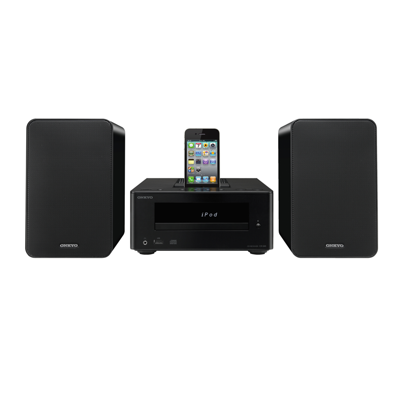 CADENA ONKYO CS-245 COLIBRINO NEGRA I-PHONE USB