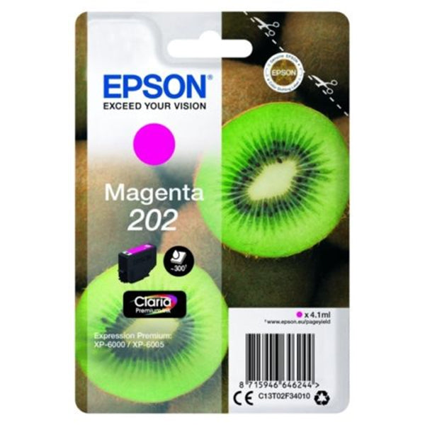 Epson Kiwi 202 tinteiro 1 unidade(s) Original Rendimento padrão M