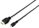 Equip 119308 cabo HDMI 2 m HDMI Type A (Standard) HDMI Type D (Mi