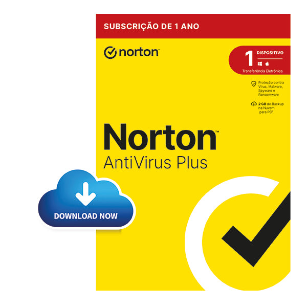 NORTON ANTIVIRUS PLUS 2GB PO 1 USER 1 DEVICE 12MO GENERIC RSP DRM