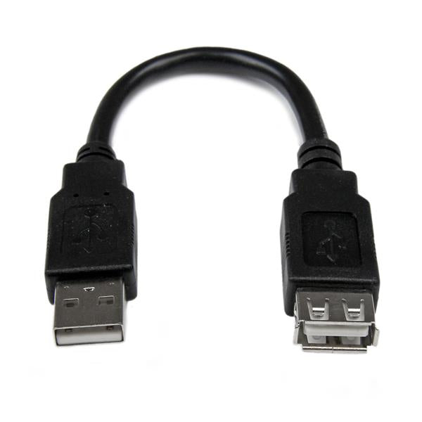 StarTech.com Cabo Adaptador de Extensão USB 2.0 6in A para A - M/