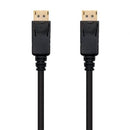 Nanocable 10.15.2300 cabo DisplayPort 0,5 m Preto
