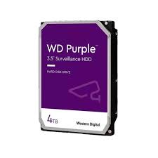 DISCO 3.5 4TB WD PURPLE 256MB SATA 6GBS 54RP SURVEILLANCE