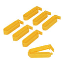 JOGO DE 7 MOLAS FECHA SACOS PEQUENAS 6CM CORES / MODELOS DIVERSOS