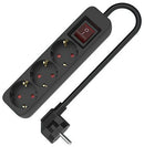 REGLETA TM ELECTRON TMUAD503SBK 3 TOMAS IN 1,5M