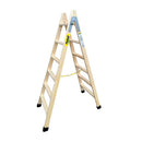ESCADOTE DE MADEIRA DEGRAUS LARGOS 164CM ALTURA BLD-6 PLABELL