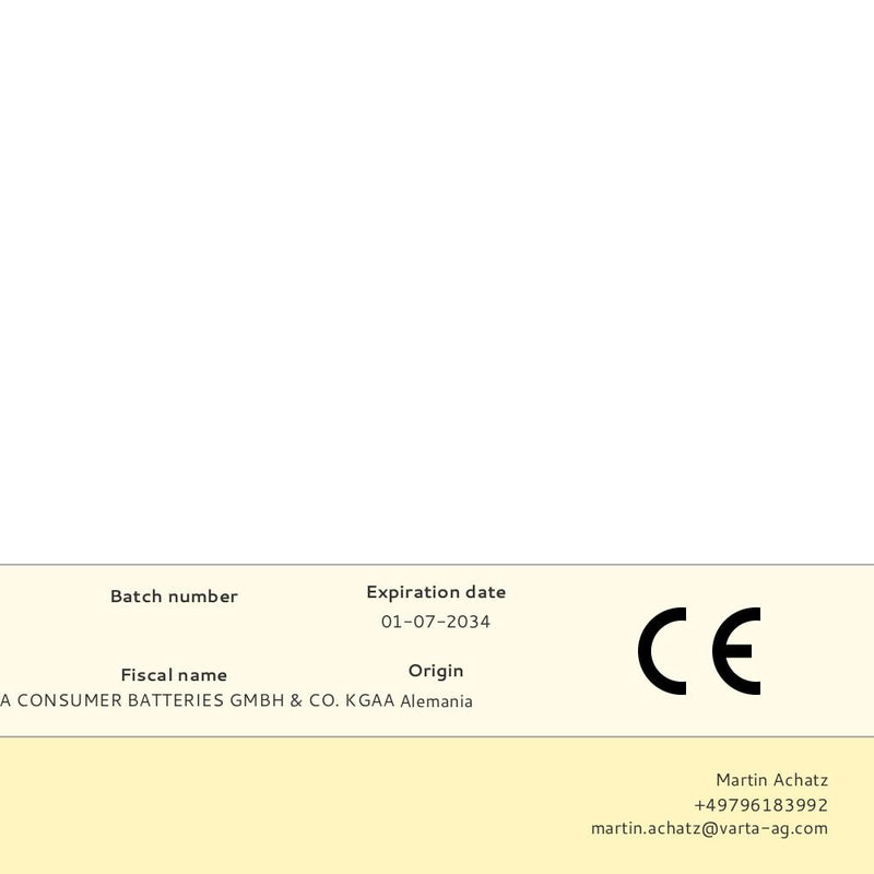 PILHA VARTA ALC.LR03-HIGH.E.(4)-4903