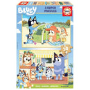 EDUCA - PUZZLE 2X50 BLUEY (MADEIRA) 19408