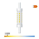 LÂMPADA LINEAR LED 78 MM, R7S, 5 W, 500 LM, 3000 K, LUZ QUENTE, R