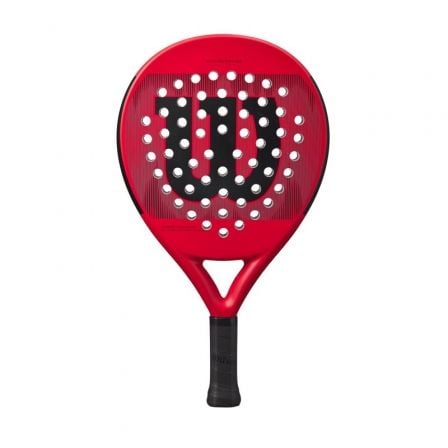 PALA DE PÁDEL WILSON PRO STAFF TEAM RDBK NEGRA Y ROJA