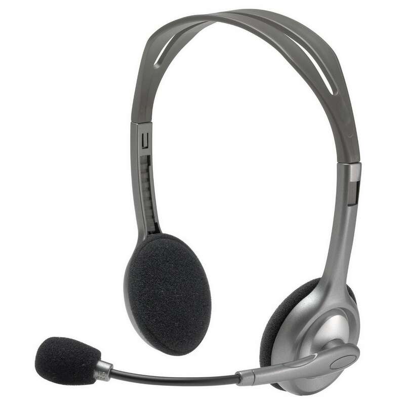 Logitech Stereo Headset H110 Auscultadores Com fios Fita de cabeç