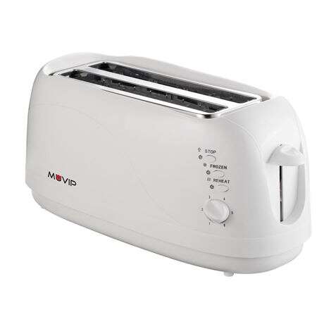 MUVIP TOSTADORA DE PAN 1300W - CAPACIDAD PARA 4 REBANADAS - 6 NIV