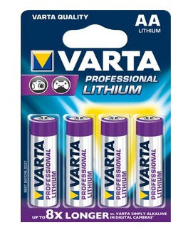 Varta 4x AA Lithium Bateria descartável Lítio